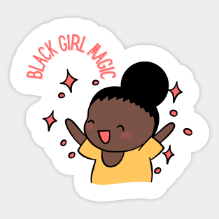 black girl magic Sticker